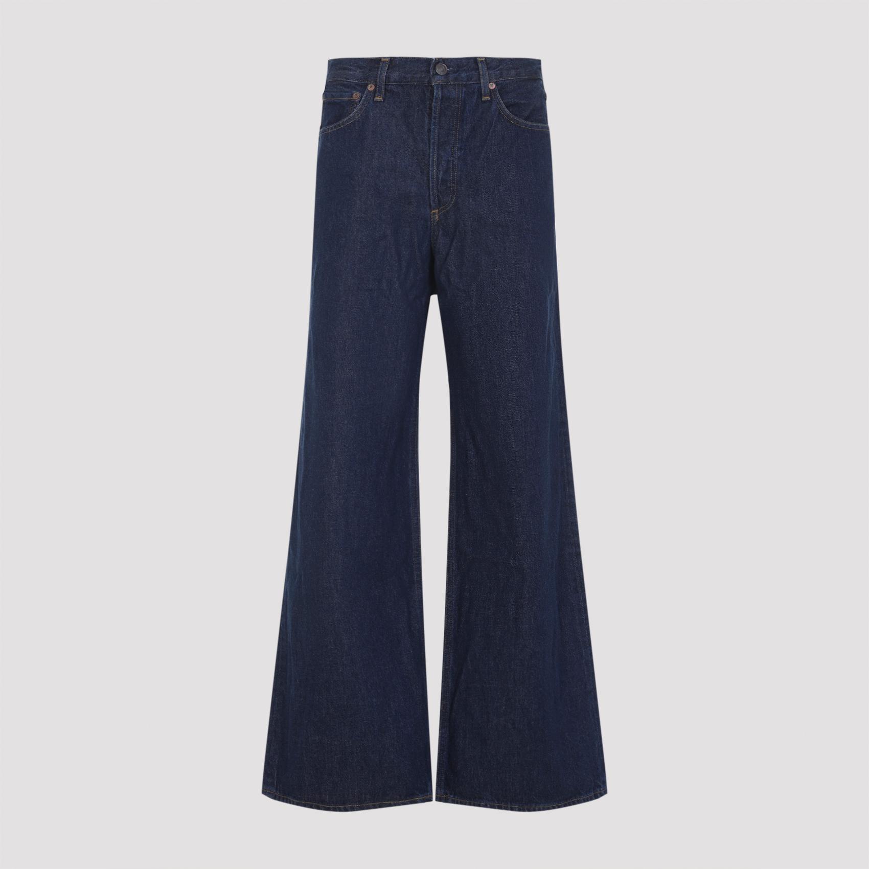 agolde cotton dame jeans blue - women
