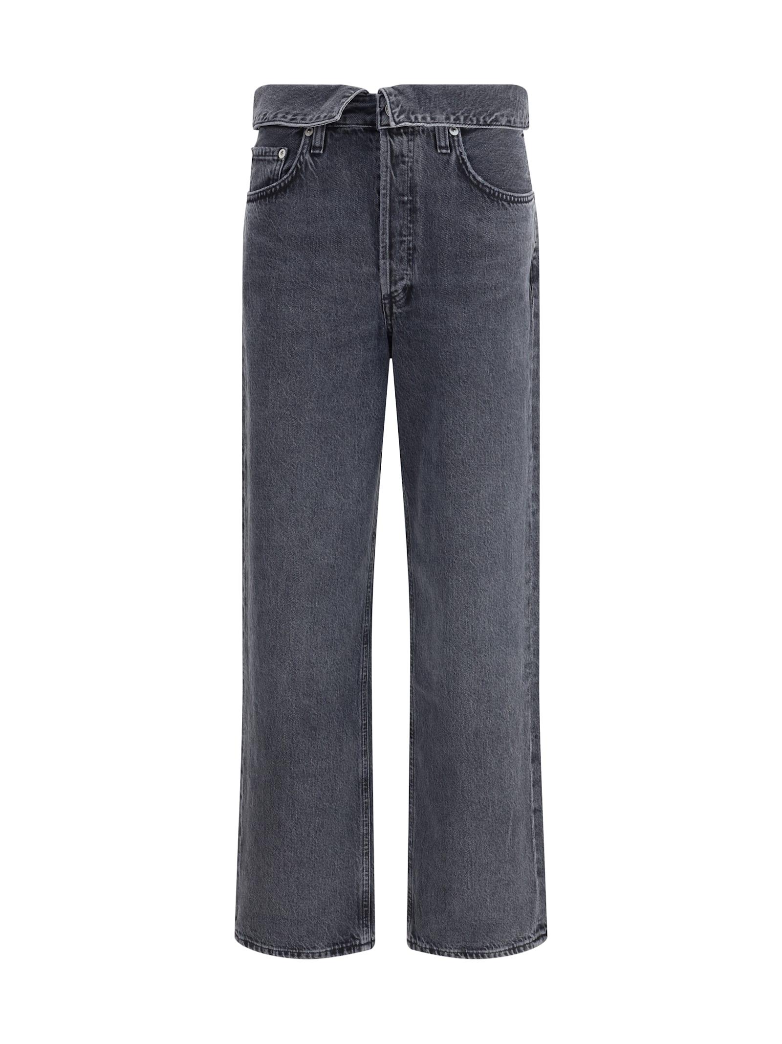 agolde echo taper jeans