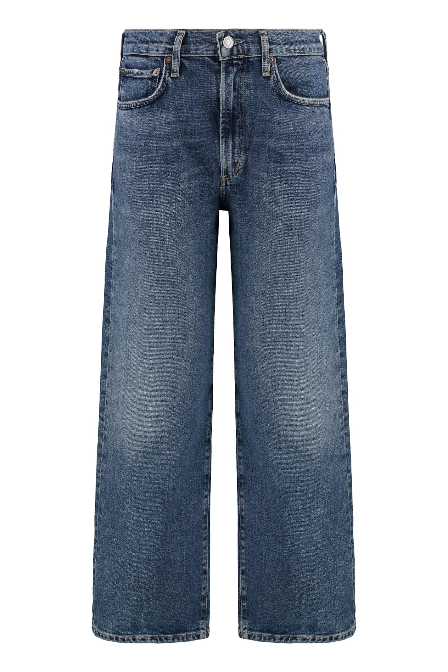 agolde enroll cropped jeans