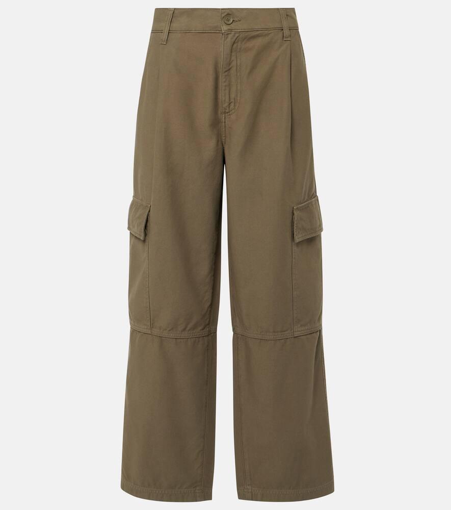 agolde jericho cropped cotton cargo pants