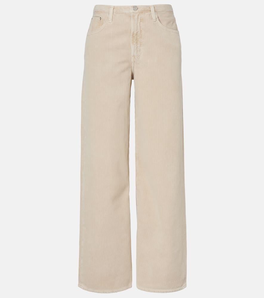 agolde keira cotton corduroy wide