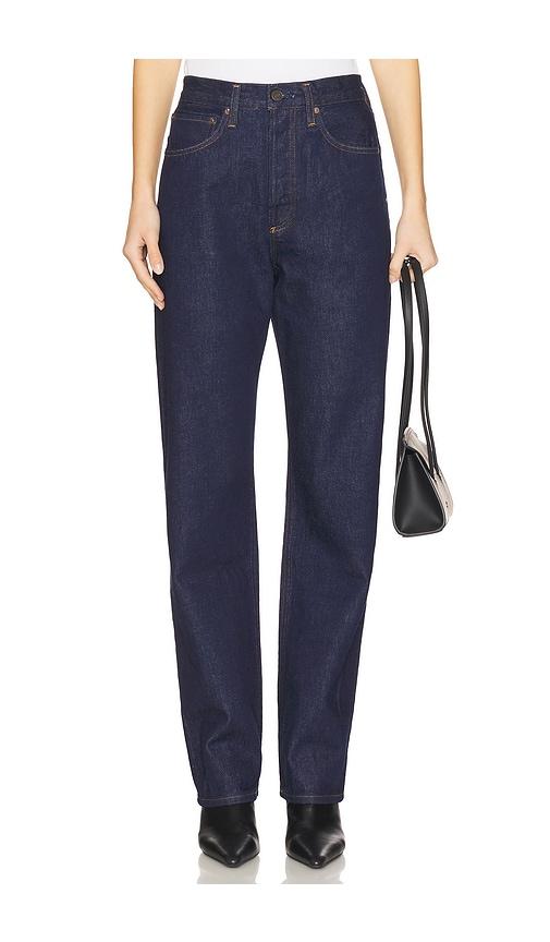 agolde kelly jeans in blue.