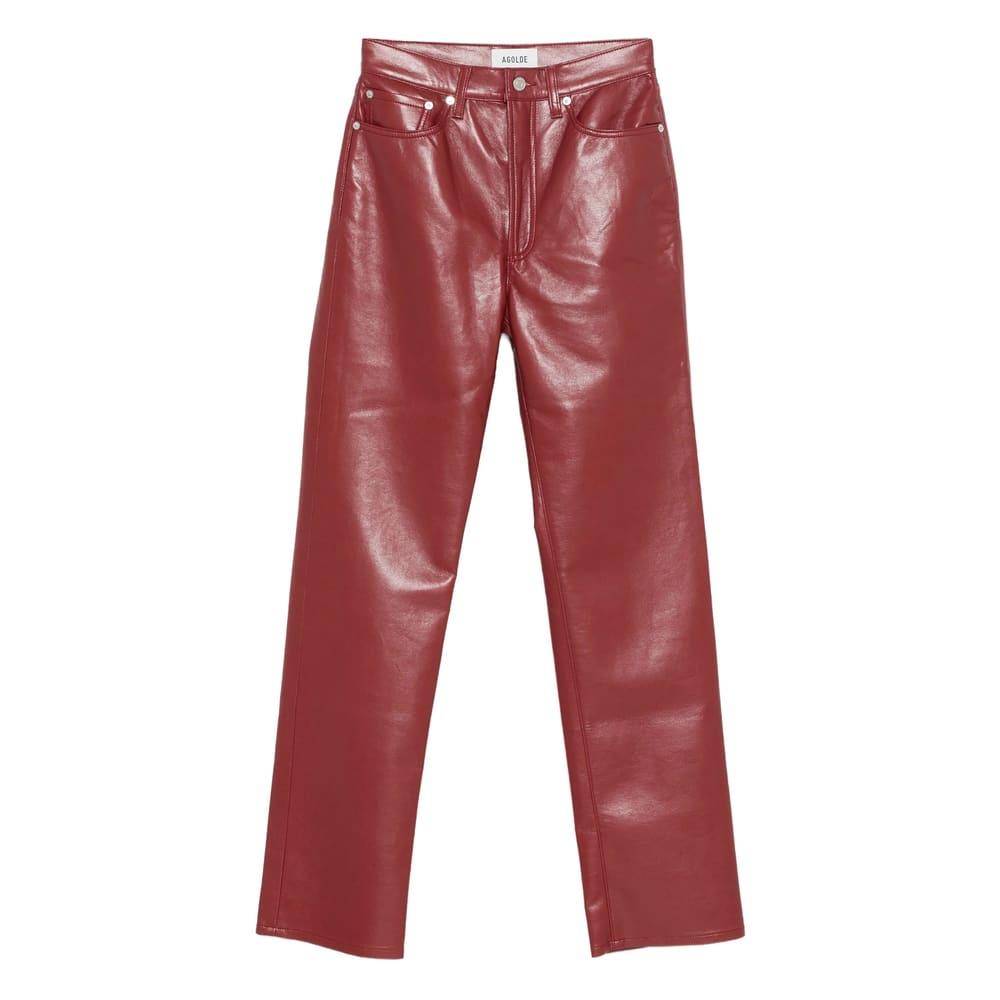 agolde leather pant