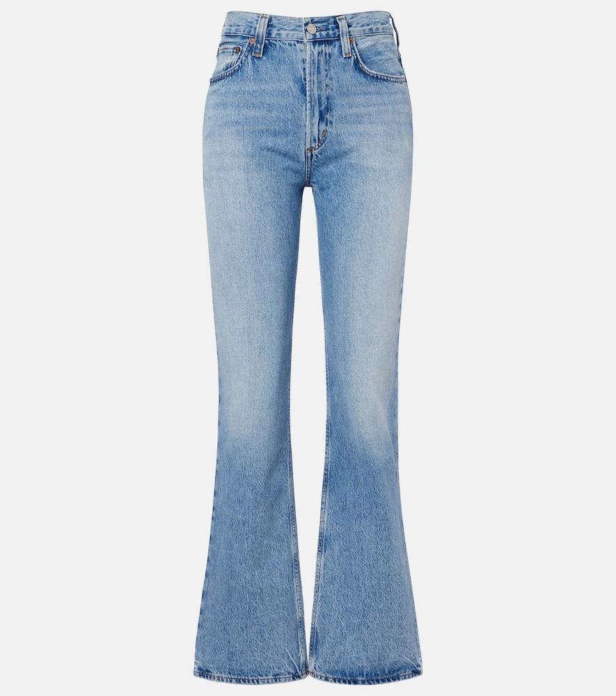 agolde leena flared jeans