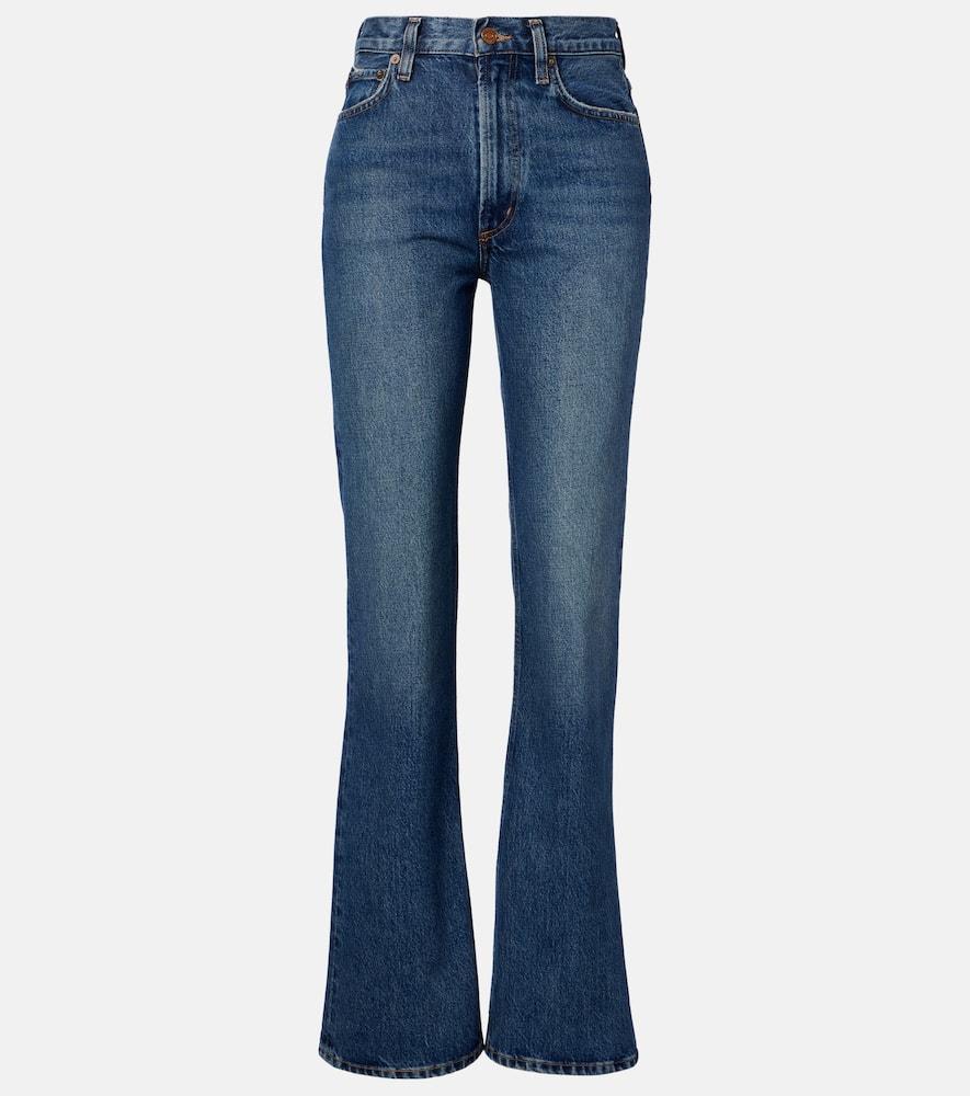 agolde leena flared jeans