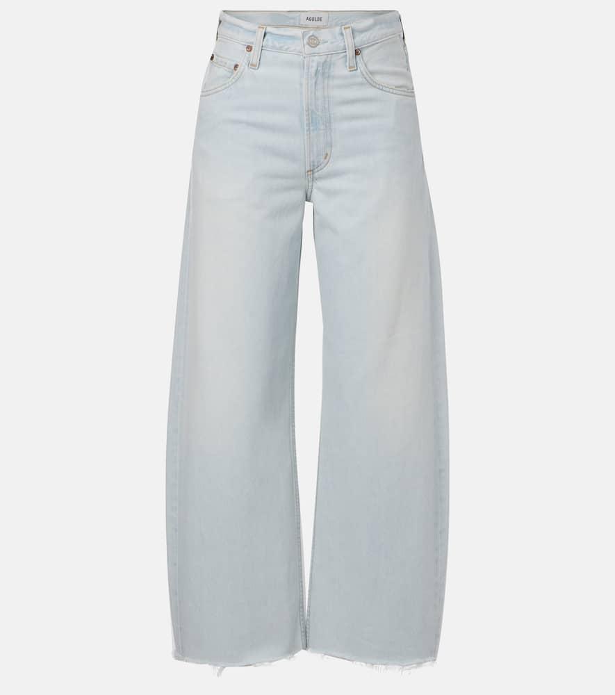 agolde low curve fray mid