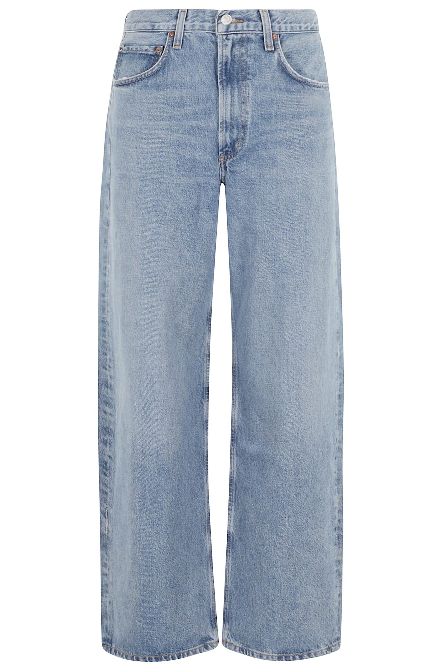 agolde low curve jeans in fairway