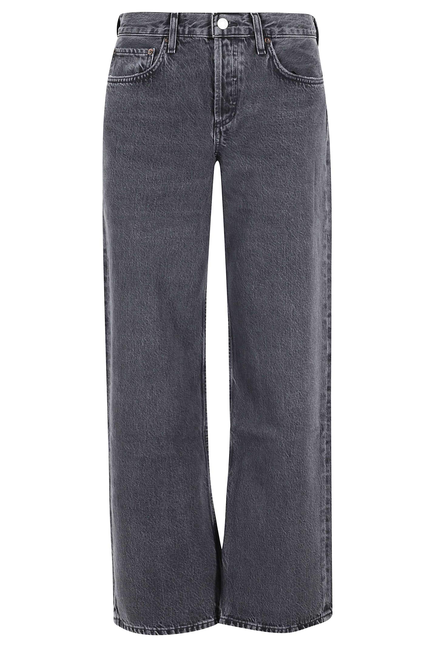 agolde low rise loose in symbolic