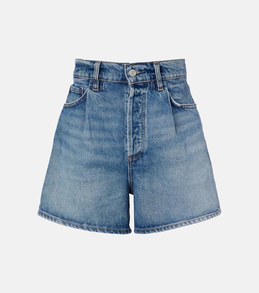 agolde lyonne denim shorts