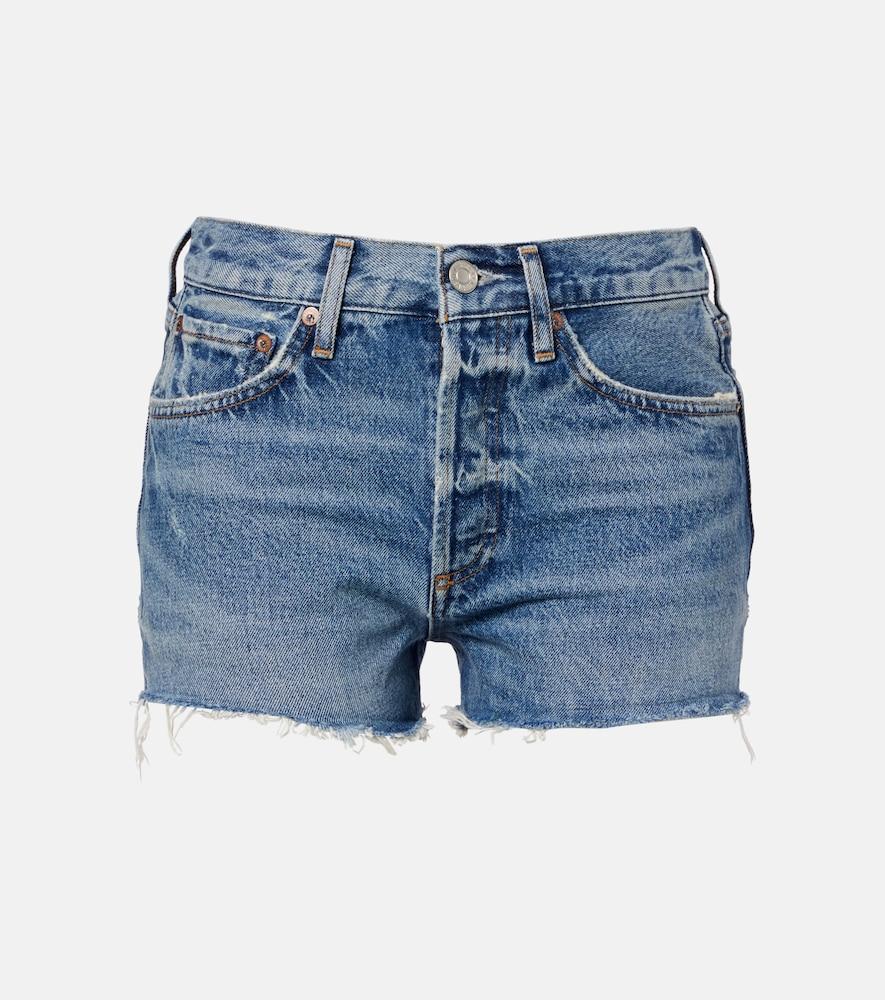 agolde parker denim shorts