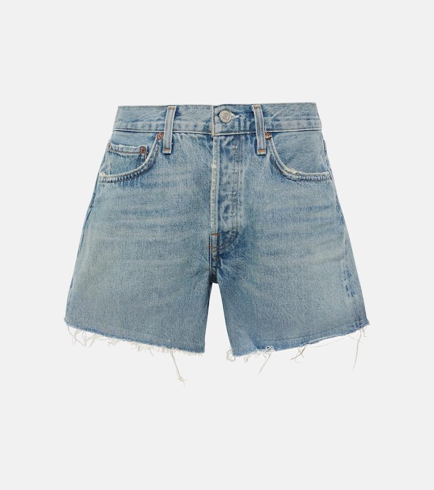 agolde parker denim shorts