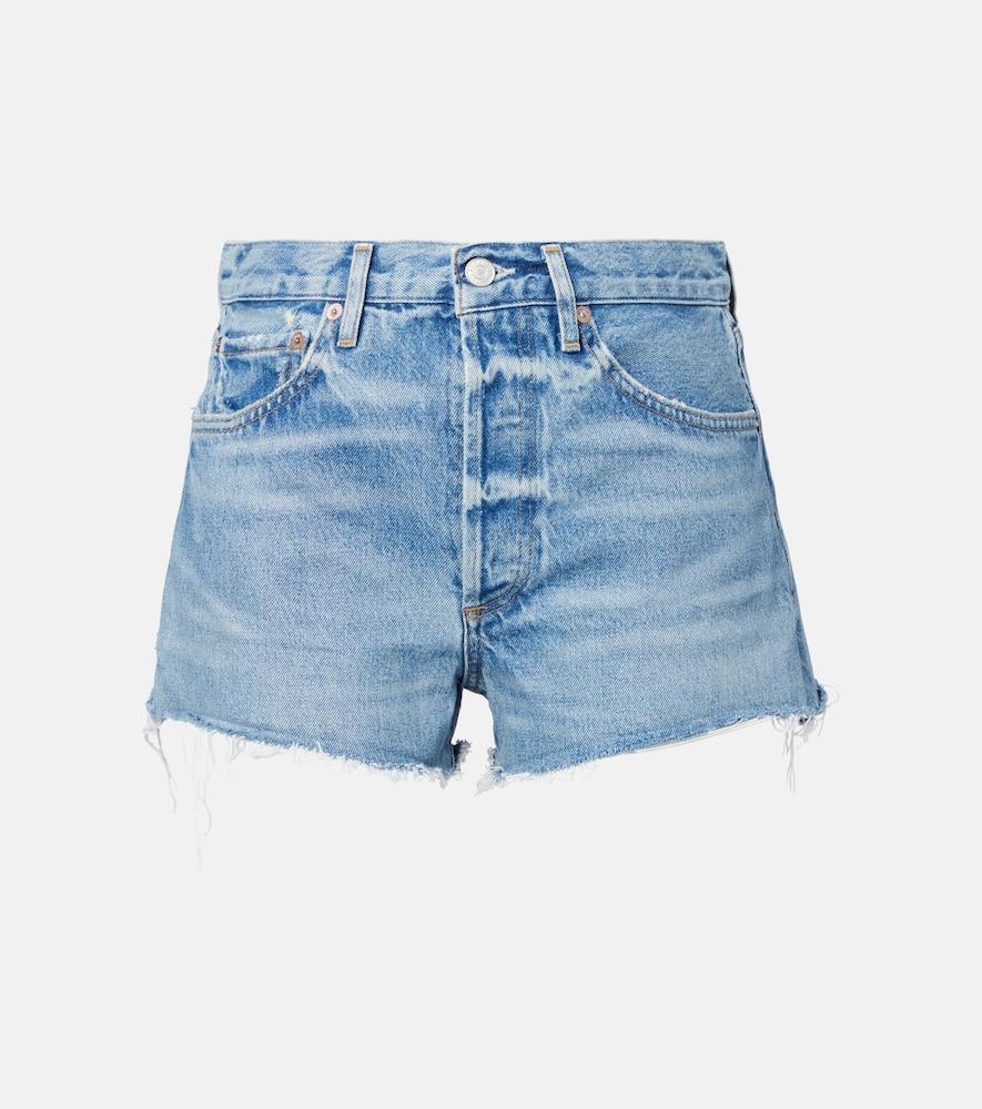 agolde parker denim shorts