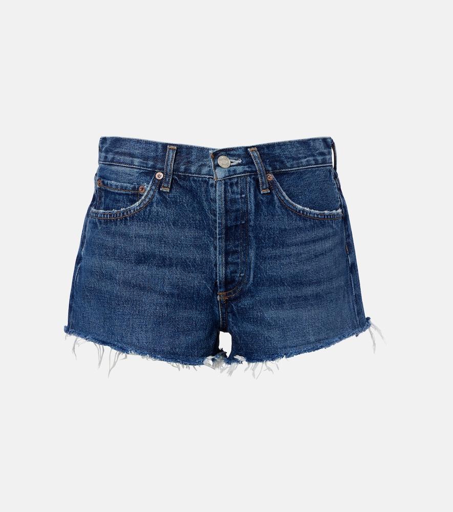agolde parker denim shorts