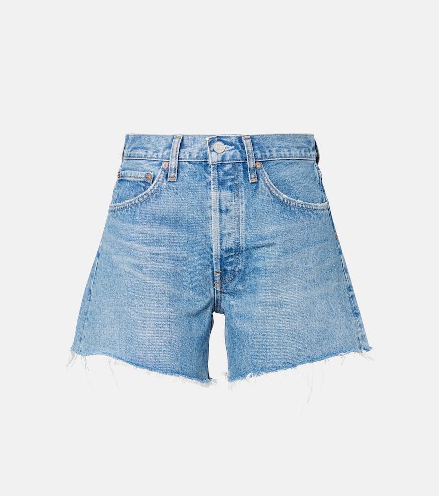 agolde parker denim shorts
