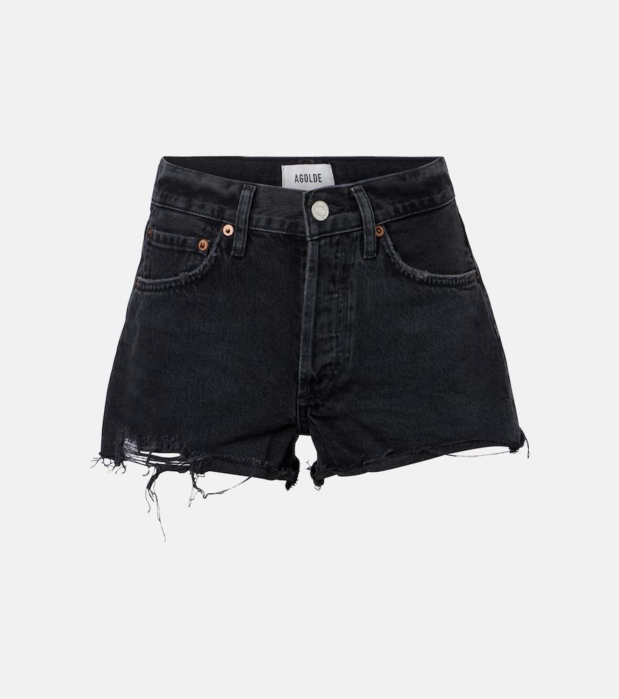 agolde parker vintage distressed denim shorts