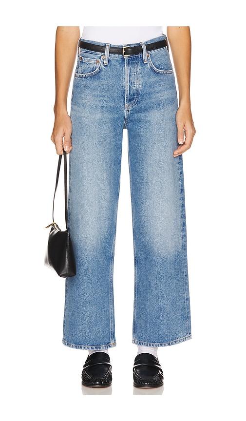 agolde ren jeans in blue.