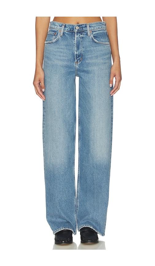 agolde ren jeans in blue.