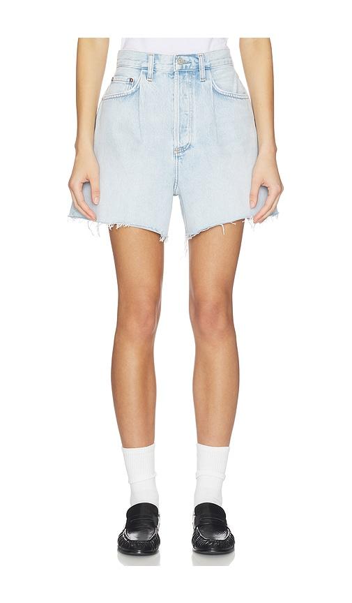 agolde rhoda short in blue.