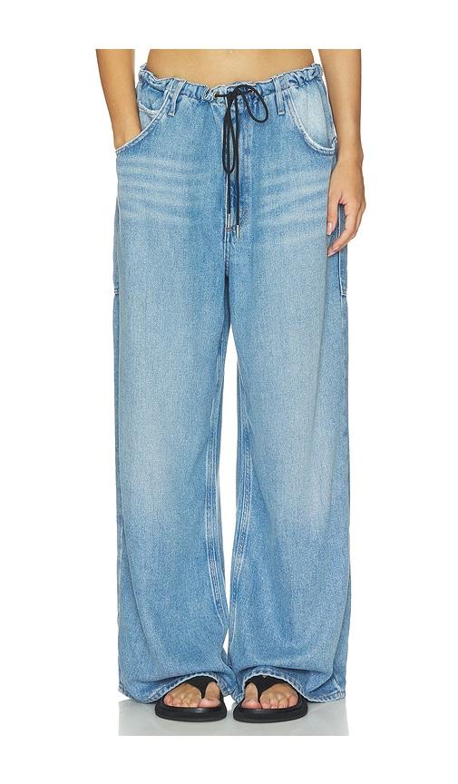 agolde shaw jean in blue.