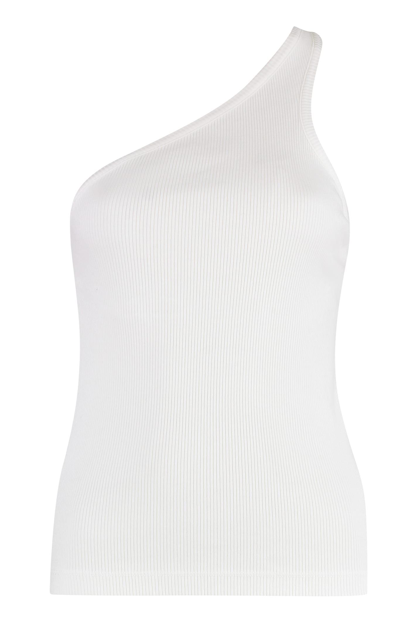 agolde verica one-shoulder top