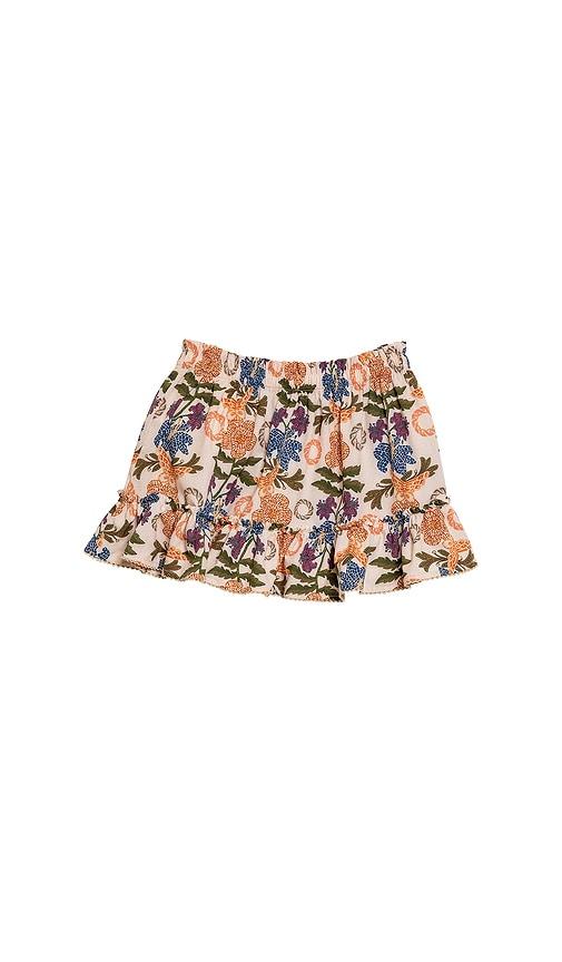 agua bendita cara fiore skirt in multi.