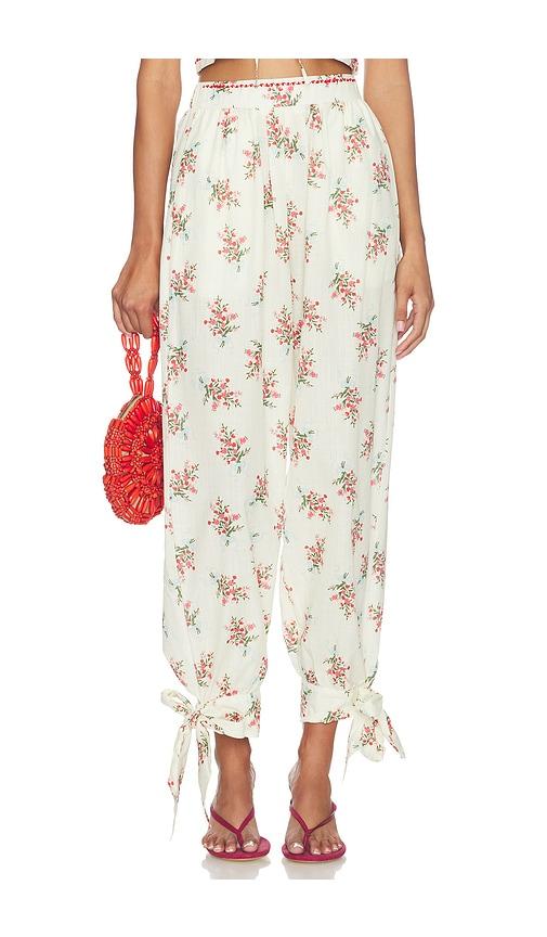 agua bendita silvia cherish pant in multi.