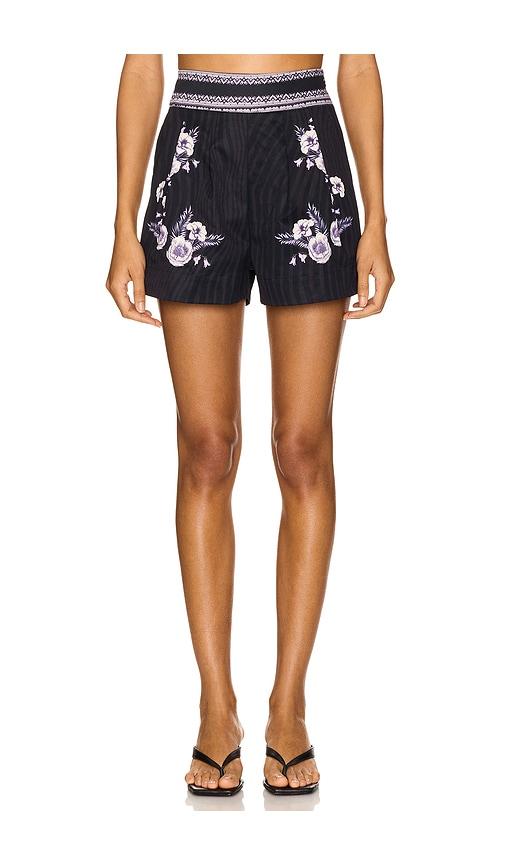 agua bendita x revolve lia shorts in black.