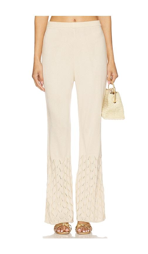 agua bendita x revolve monike pants in beige.