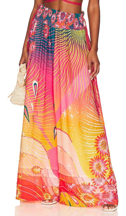 agua bendita x revolve tatum pants in multi.