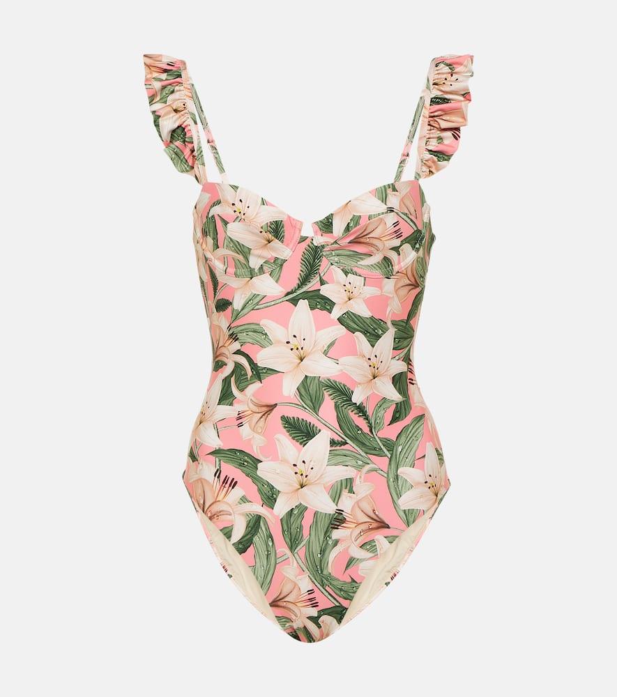 agua by agua bendita ajonjoli floral swimsuit
