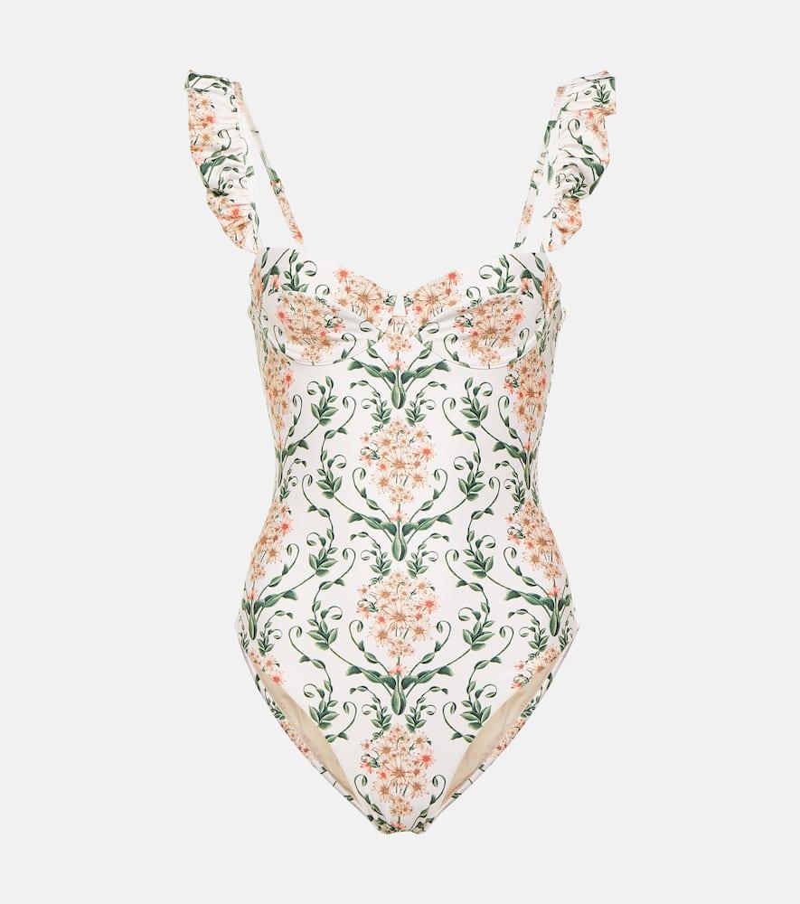 agua by agua bendita ajonjoli floral swimsuit