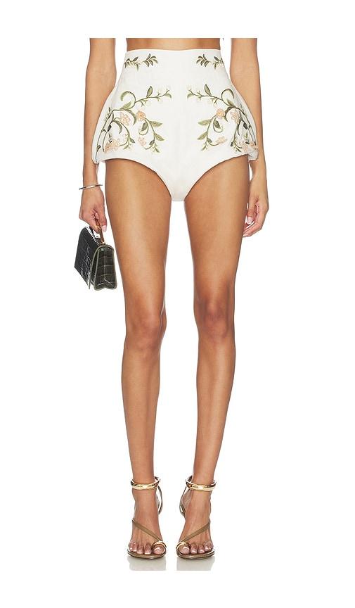agua by agua bendita gatti valle short in white.