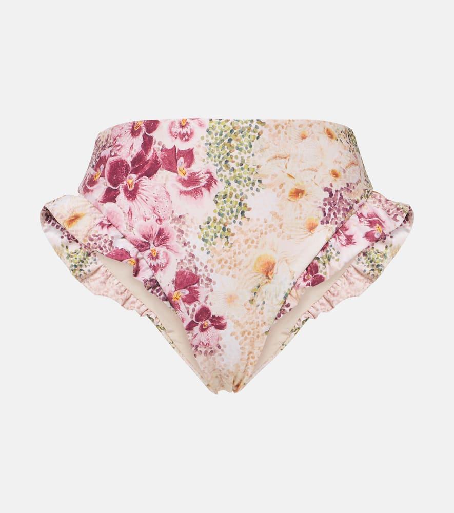 agua by agua bendita jengibre ruffled floral high