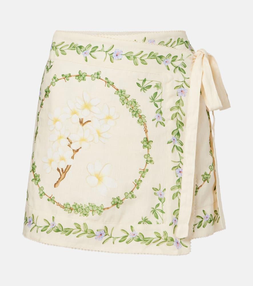 agua by agua bendita luna floral linen beach cover