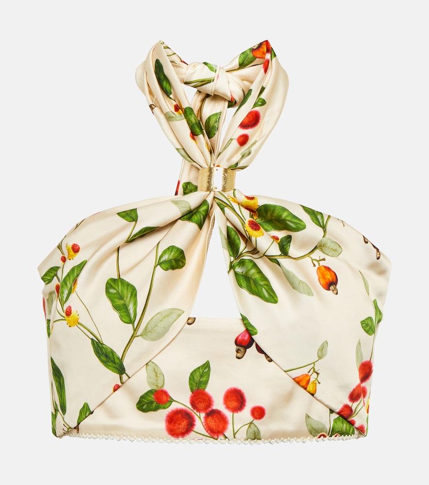 agua by agua bendita mulato halterneck top