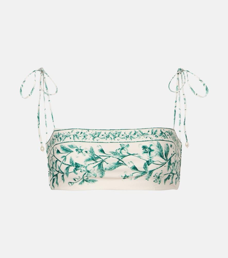 agua by agua bendita primavera floral bikini top