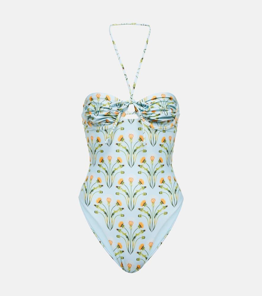 agua by agua bendita sándalo floral swimsuit