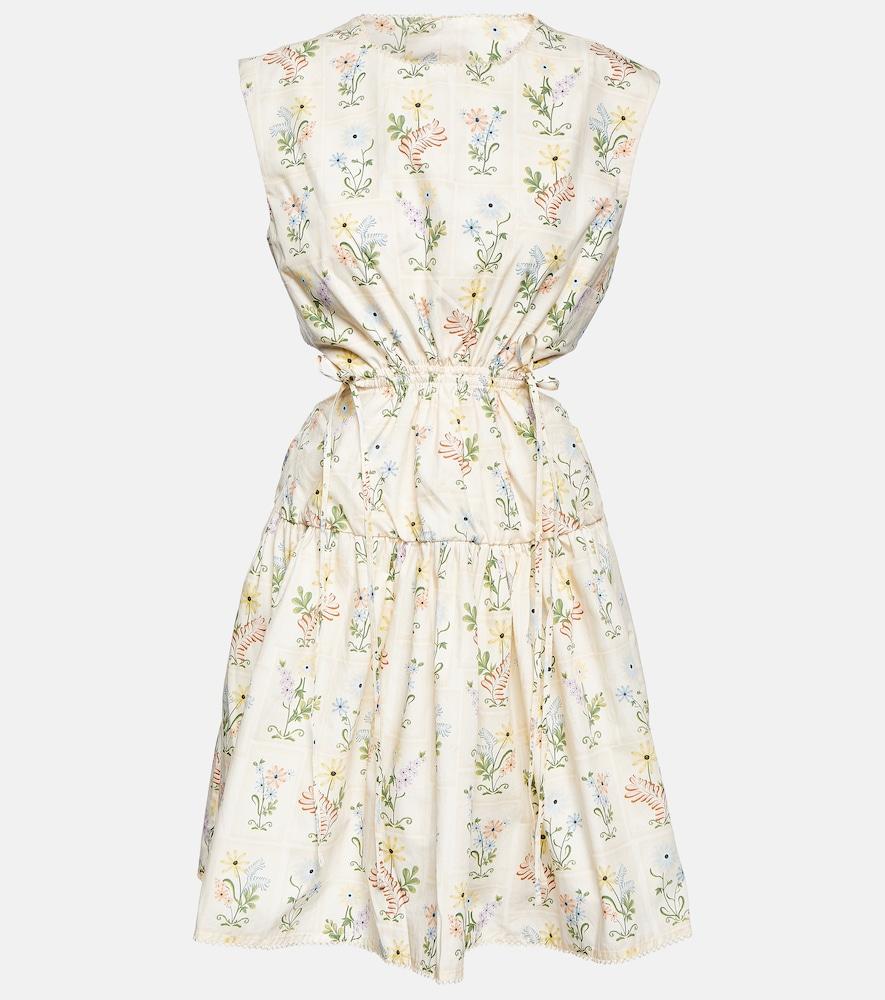 agua by agua bendita sucré pradera cotton poplin minidress