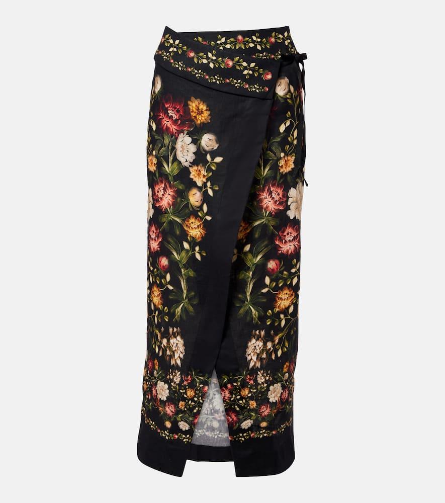 agua by agua bendita tierra floral linen beach cover