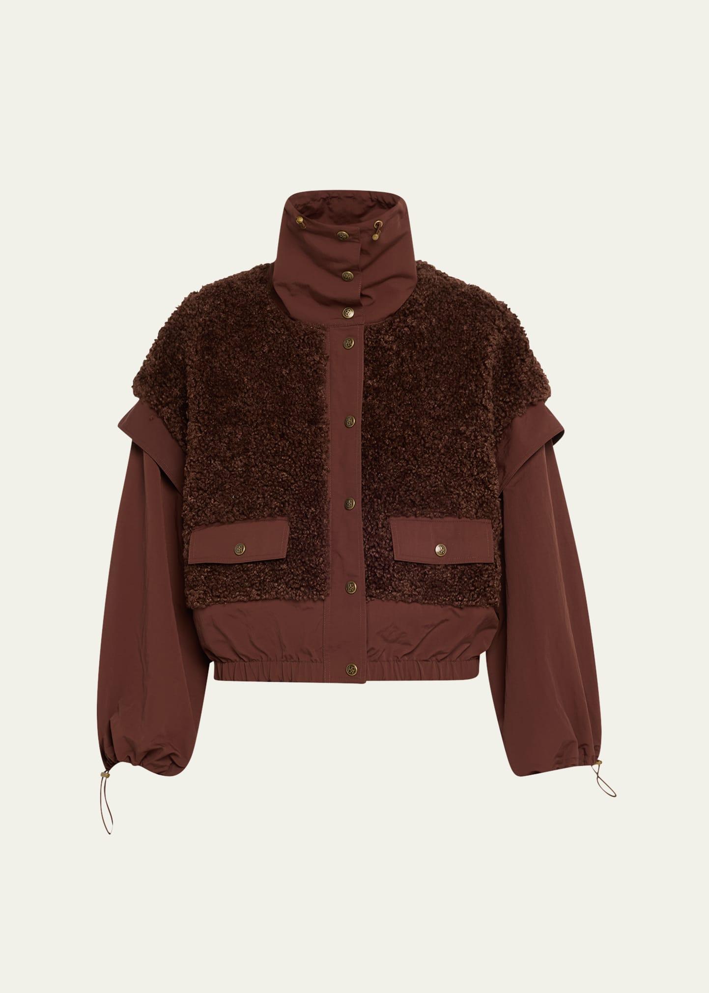 aidan teddy fleece jacket