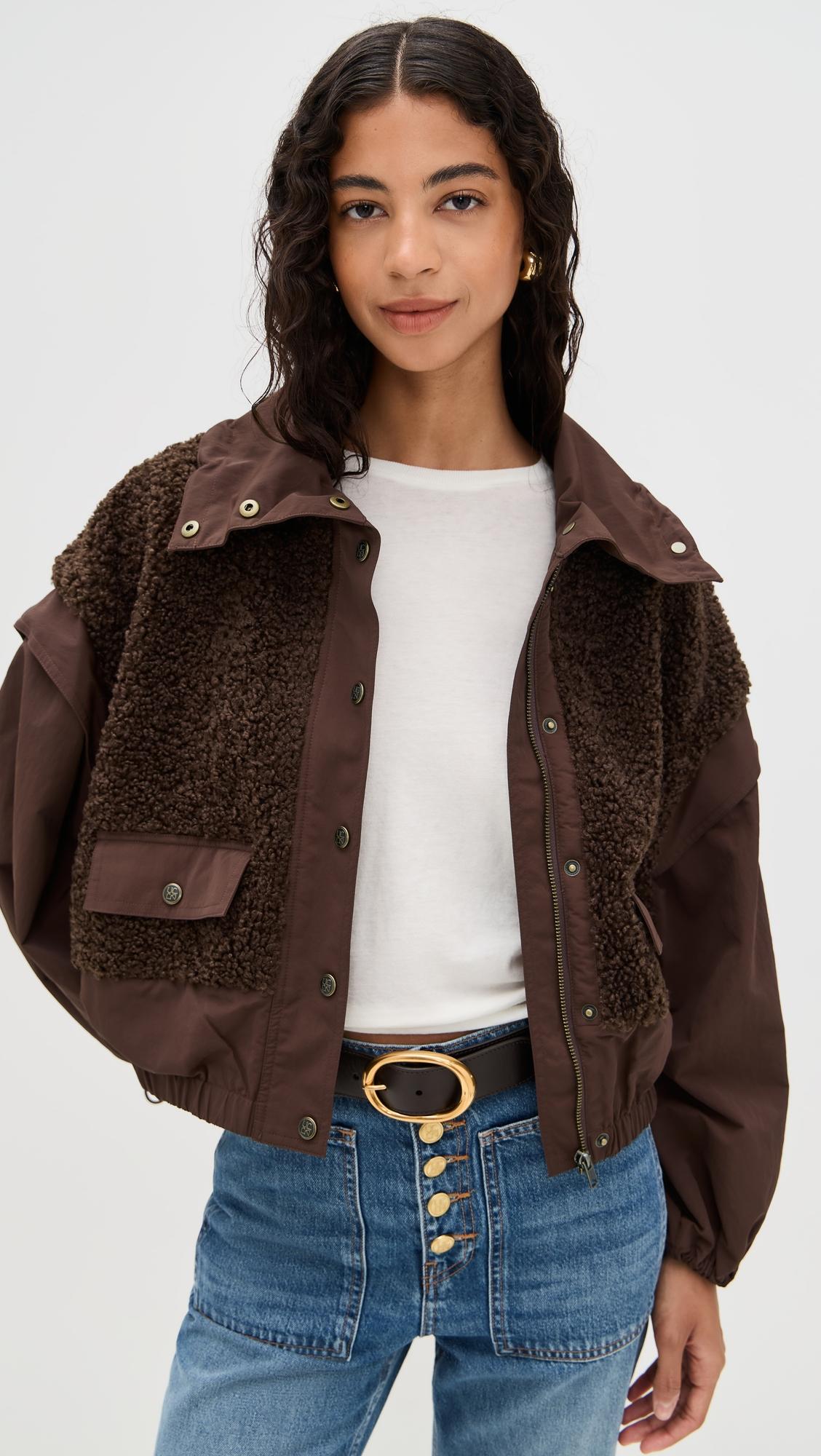 aidan teddy fleece jacket