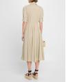 aiden stripe poplin a-line dress
