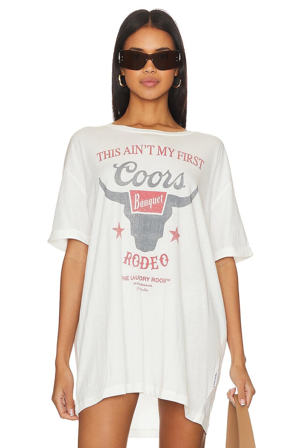 ain't my first coors rodeo oversized tee