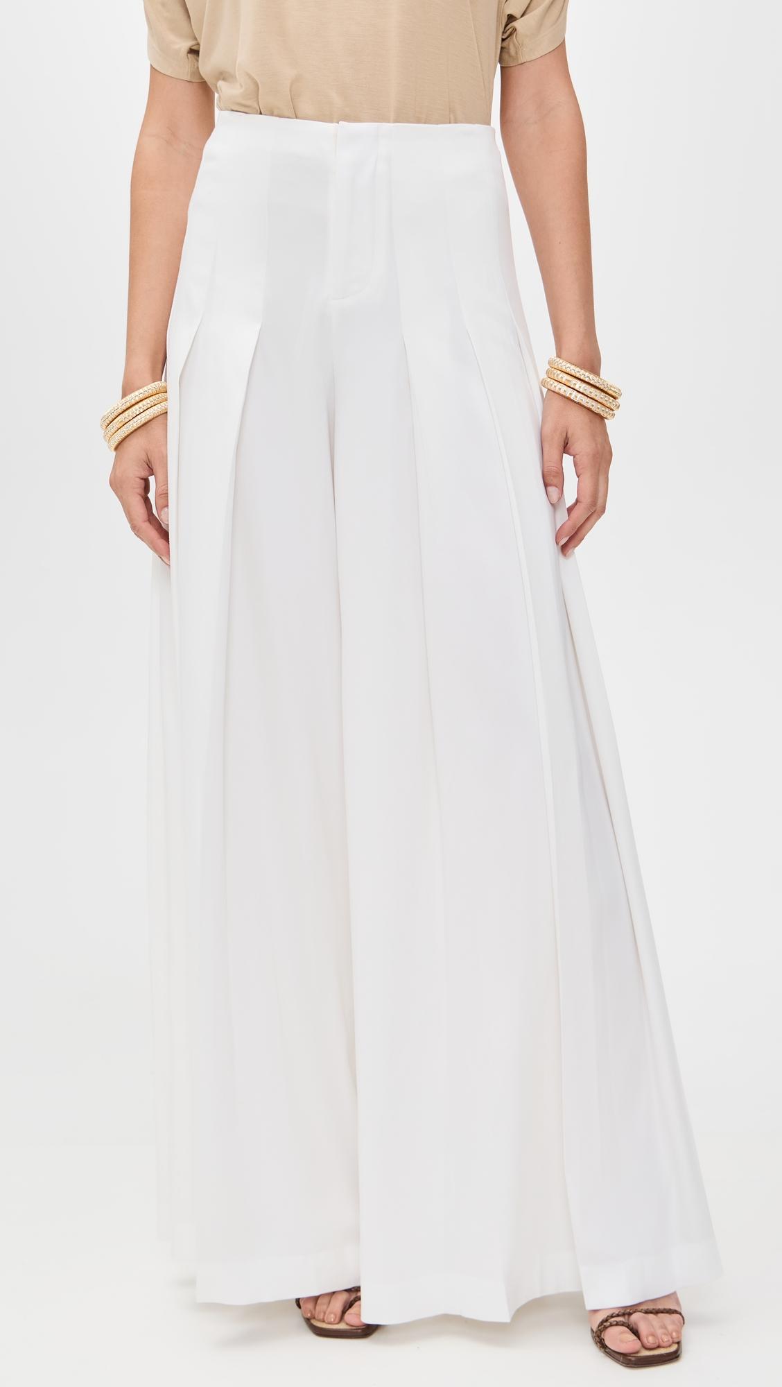 ainslie ultra high rise pleated wide leg pants