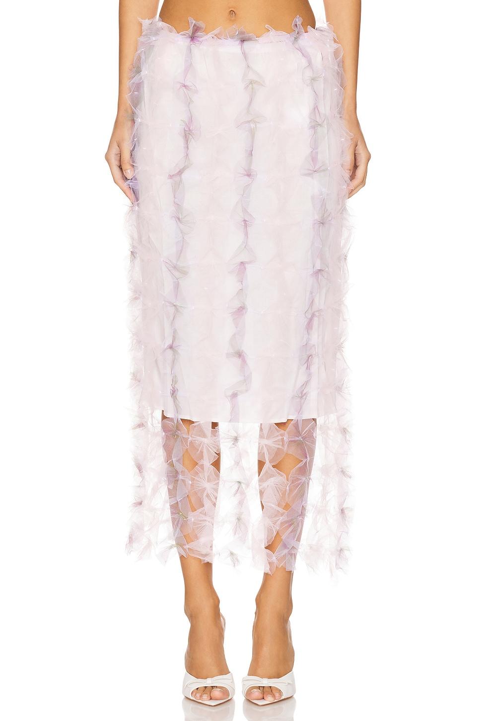 air-flower maxi skirt