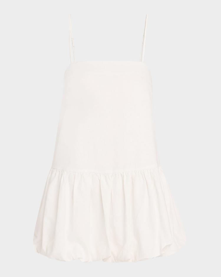 air linen bubble mini dress