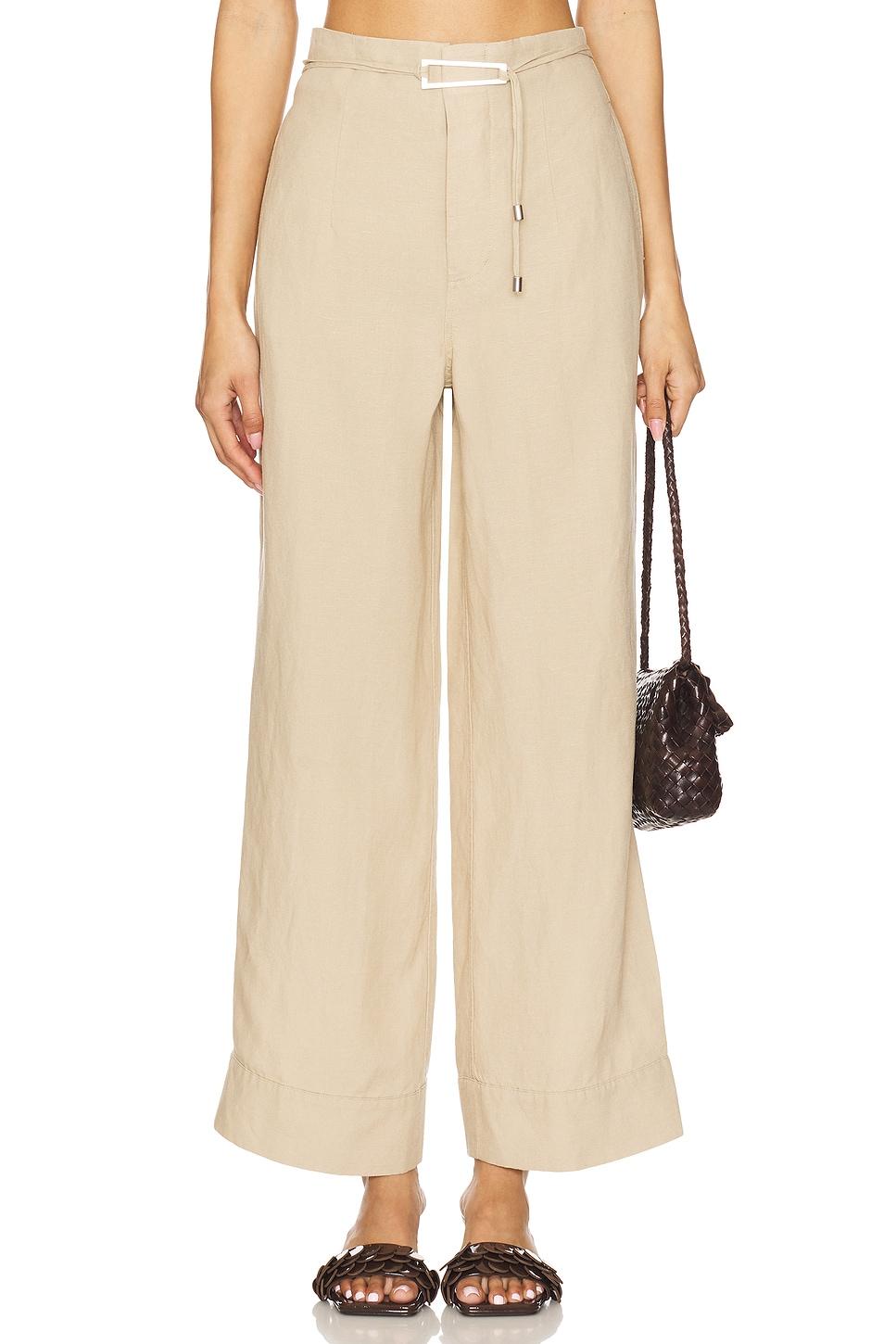 air linen paperbag trouser