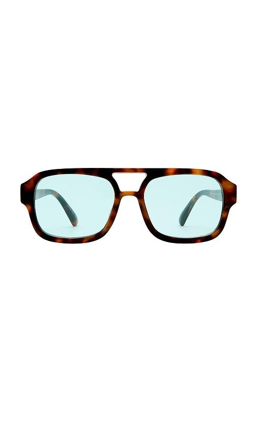 aire aquarius sunglasses in brown.