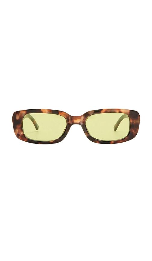 aire ceres sunglasses in brown.