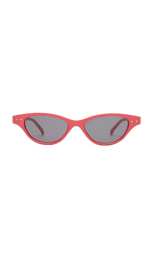 aire cybeles sunglasses in red.